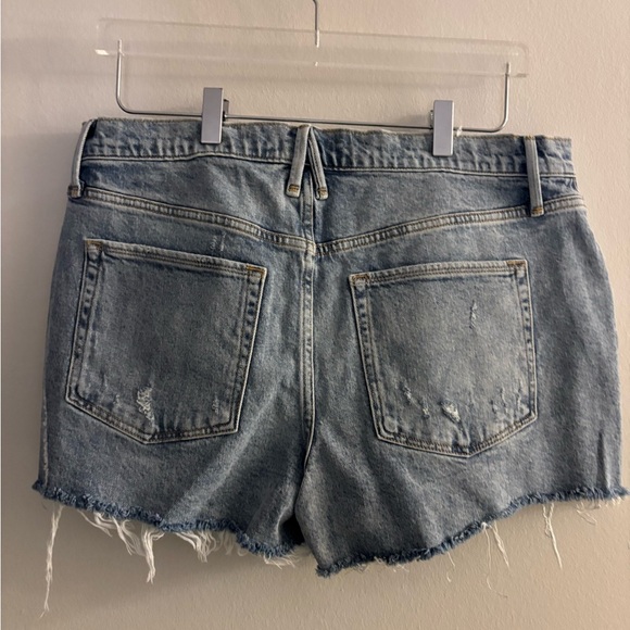 Good American Jean Shorts Size 10 - Picture 2 of 4